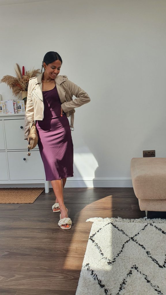 Petite Luci Jersey Column Midi Dress