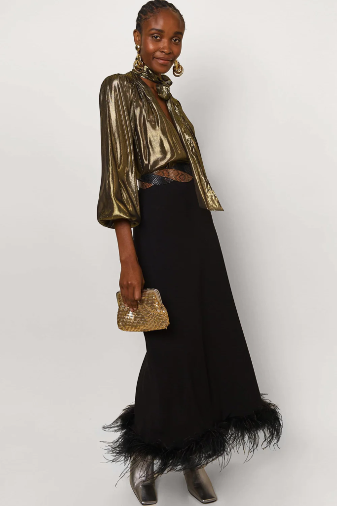 Feather Skirt NYE Style