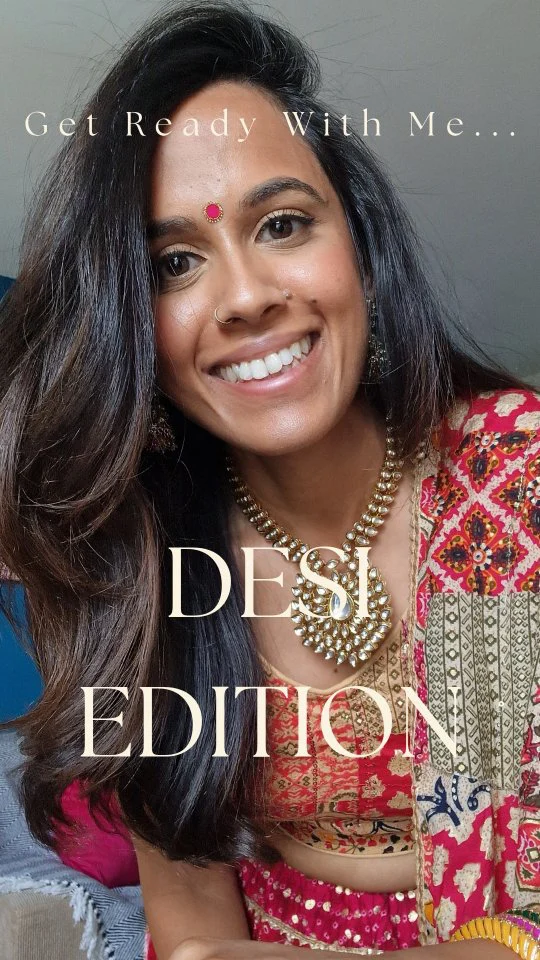 GRWM Desi Edition! 

We've not been to an wedding in so longer so I fully embraced the chance to get dressed up for the sanji last night! 

I went for a chanya choli I got from India last year and ended up changing the chundri/dupatta to a blue one for some contrast. 

We danced and danced and danced! 💃🏽💃🏽💃🏽

Definitely the song of the night! 

#withneelammistry 
#grwm
#desistyle